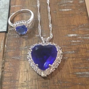 Sterlington Collection • Heart Necklace & Ring Set